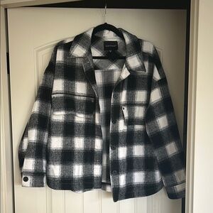 Velvet Heart Black and White Utility Jacket